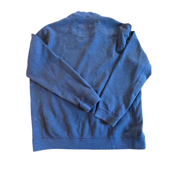 Mens Tommy Bahama Reversible Half-Zip Pullover Sweatshirt  Size L  Cotton & Poly - Picture 3 of 8